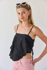 Scallop Eyelet Cami