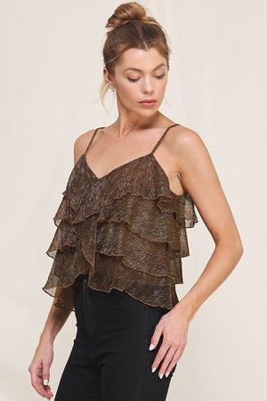 Ruffle Cascade Cami