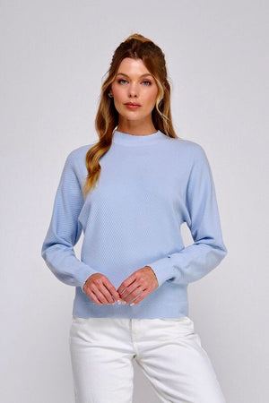 Diagonal Rib Sweater