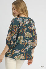 Boho Paisley Blouse