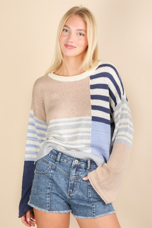 Stripes and Blocks Sweater