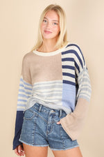 Stripes and Blocks Sweater