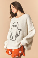 Gingham Ghost Sweater