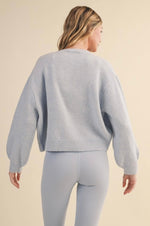 Blue Cardigan Sweater