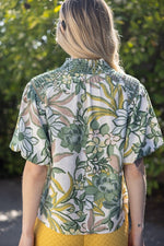 Smocked Lace Top