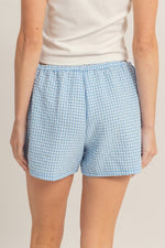 Relaxed Gingham Shorts