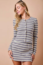 Taylor Stripe Cardigan