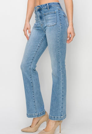 Patch Pocket Jeans by Risen