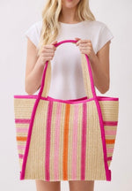 Jennifer Striped Beach Bag