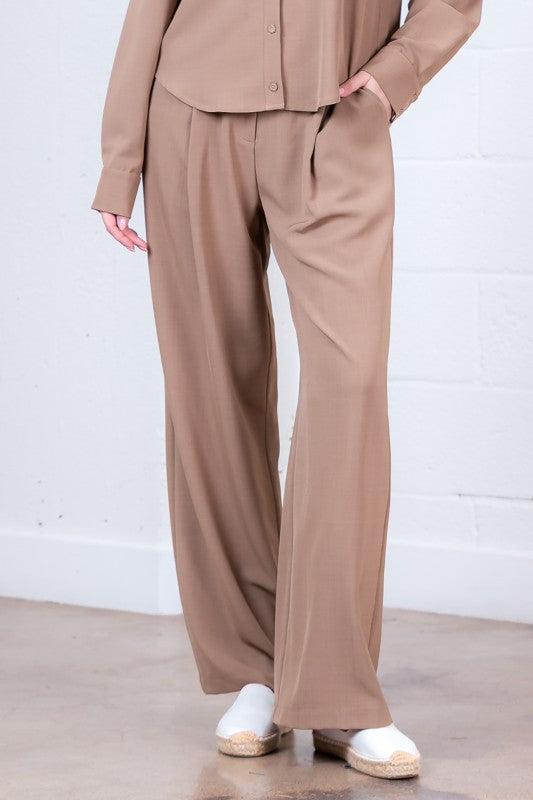 Pintuck Pants