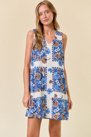 Scarf Print Dress