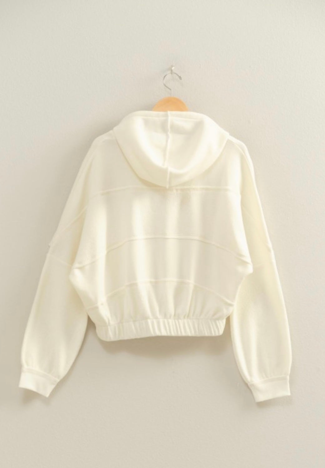 Fleece Contrast Hoodie