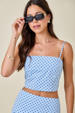 Polka Dot Crop Top