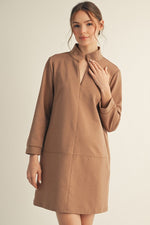 Stand-Up Shift Dress.