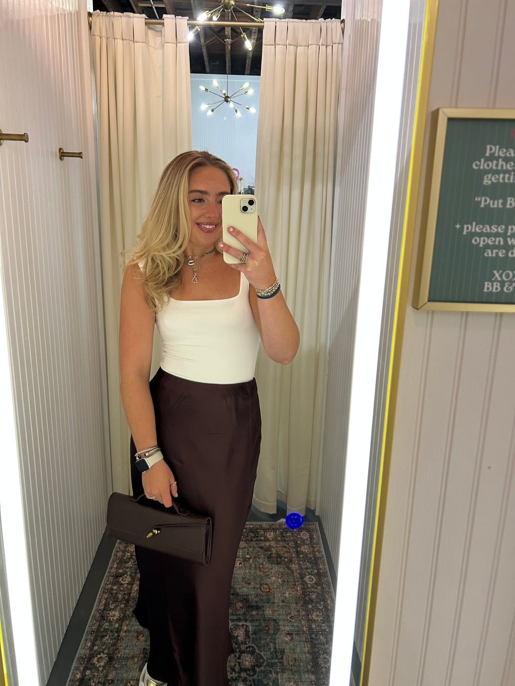 Taylor Satin Maxi Skirt