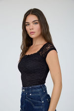 Lace Fitted Top