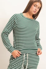 Waffle Stripe Top