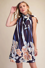 Ruffled Neck Dress