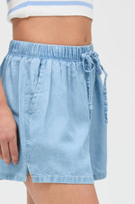 Lyocell Drawstring Shorts