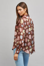 Multi Polka Dot Blouse