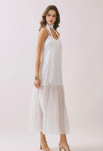 Chiffon Scarf Maxi Dress