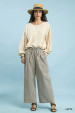 Striped Wide Leg Pants