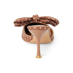 Goldie Polka Dot Heeled Mule