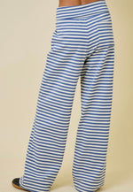 Striped Fold Over Sweatpants
