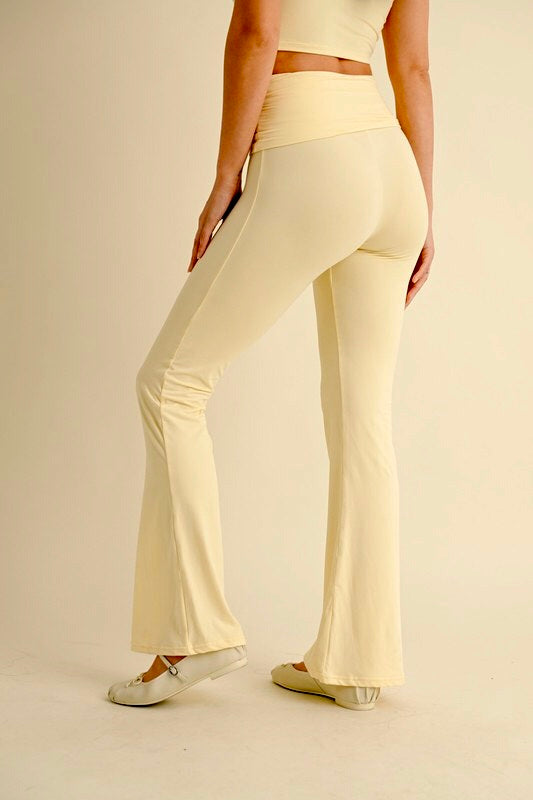 Fold-Over Flair Pants