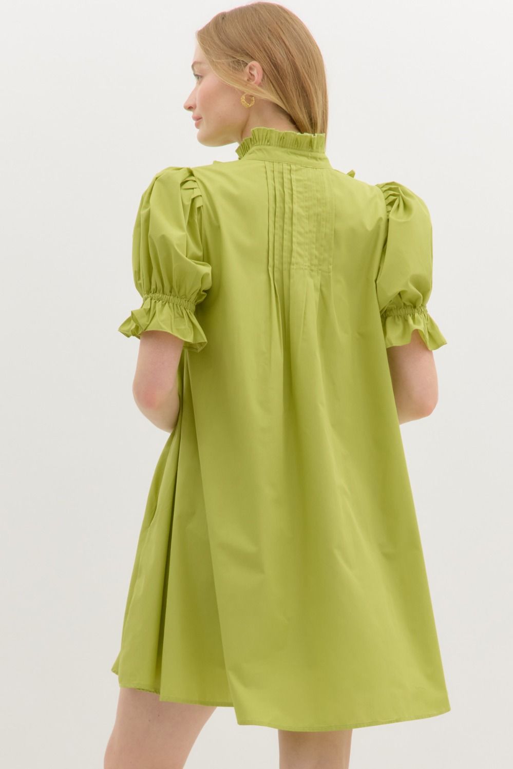 Pintuck Dress