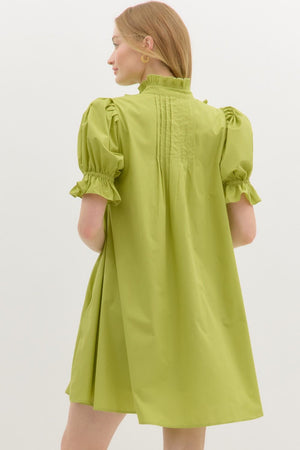Pintuck Dress