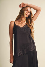 Chocolate Lace Cami