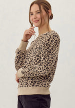 Pullover Leopard Sweatshirt