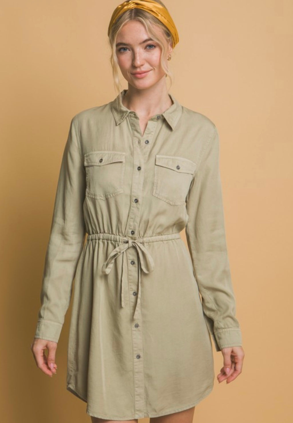 Tencel Tie Dress