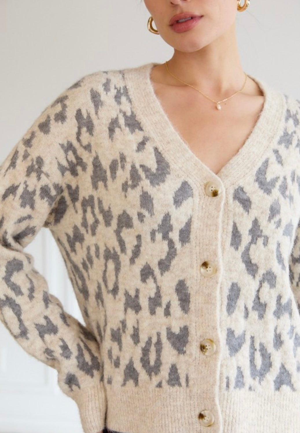 The Leopard Cardigan