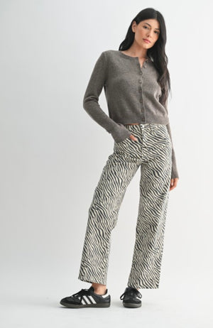 Vintage Zebra Jeans