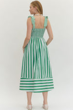 Maddie Striped Midi Dress