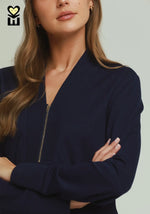 Half Zip Luxeknit Midi