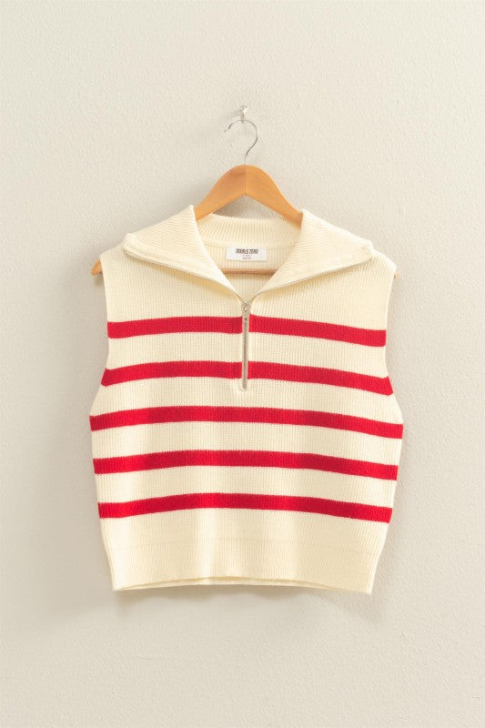 1/2 Zip Sweater Vest