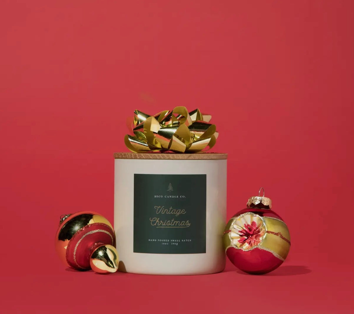 Vintage Christmas Candle