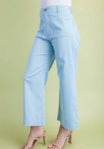 Sky Blue Crop Pants