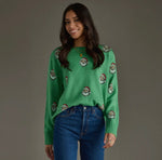 Green Santa Sweater