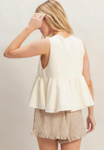 Christia Lace Trim Top