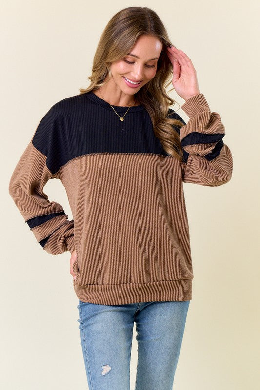 Clara Ribbed Top