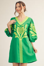 Baroque Applique Dress