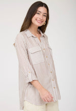 Striped Collared Shirt