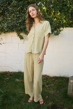 Pinstripe Linen Shirt