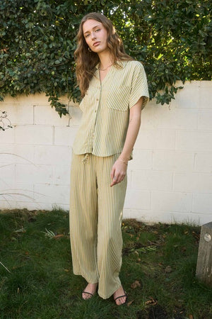 Pinstripe Linen Shirt