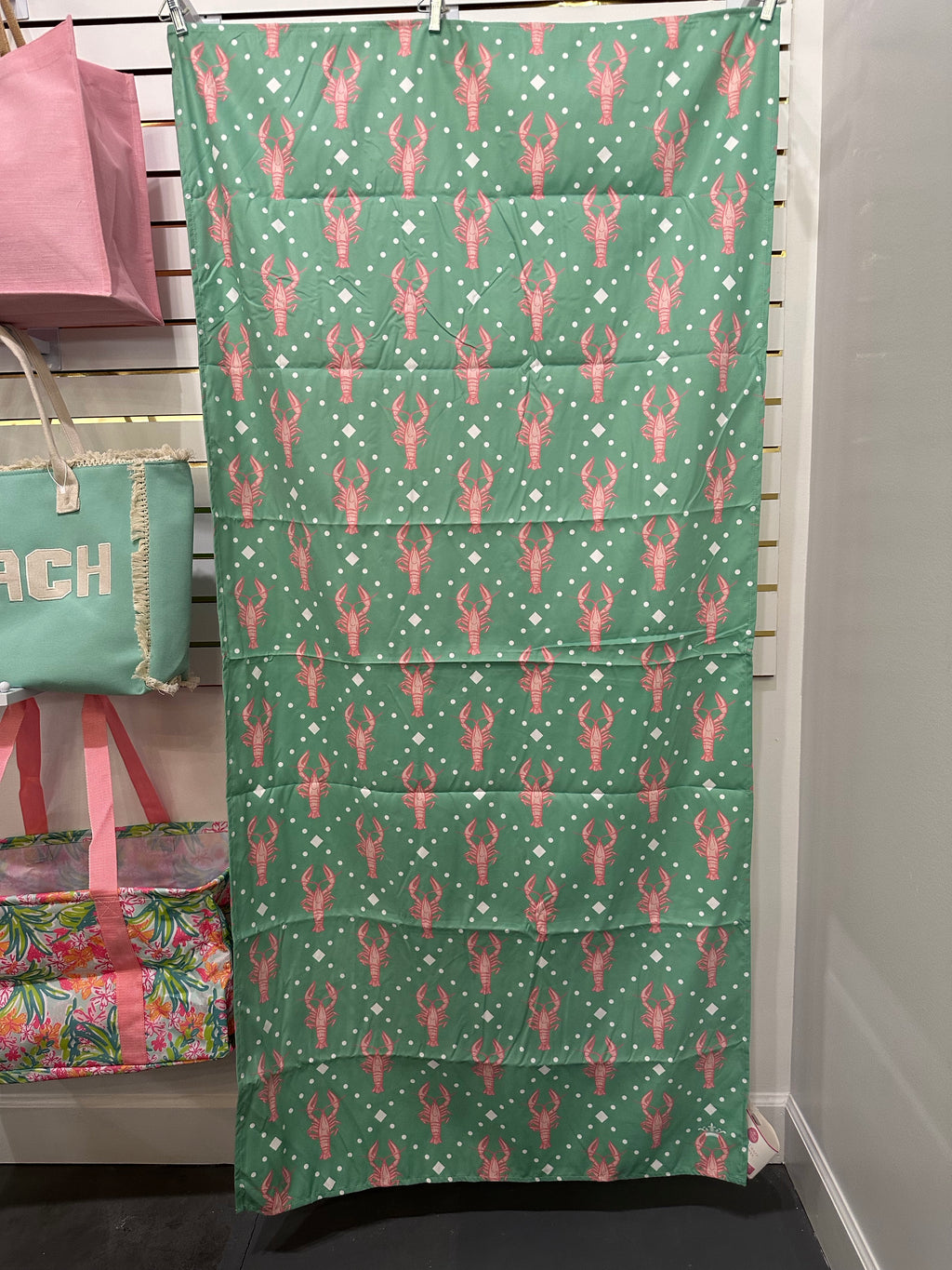 Crawdad Craze Beach Towel