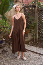 Pleated Pintuck Dress
